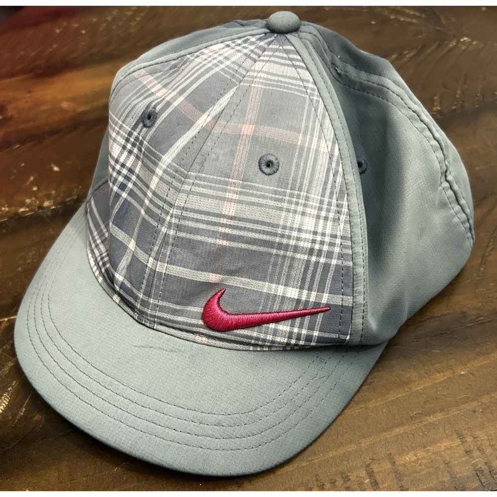 Nike‎ Golf Plaid Snapback Hat Cap One Size Fits All SPRING LINE 2013